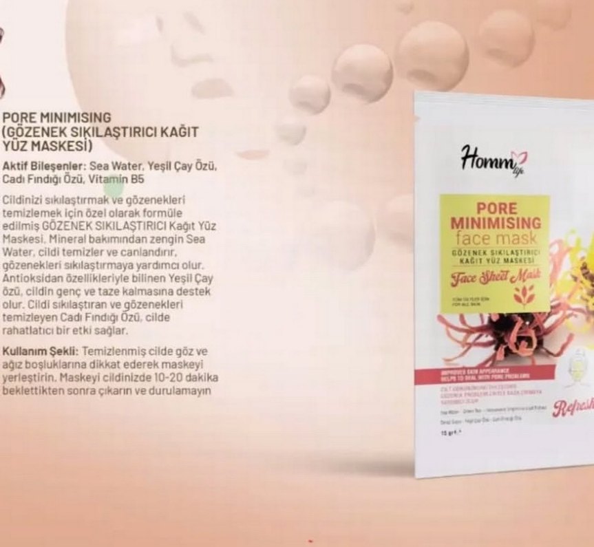 Homme Life Gözenek Sıkılaştırıcı Yüz Maskesi - Görsel 2