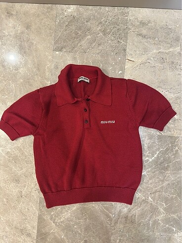 Miu Miu Polo Yaka Bluz