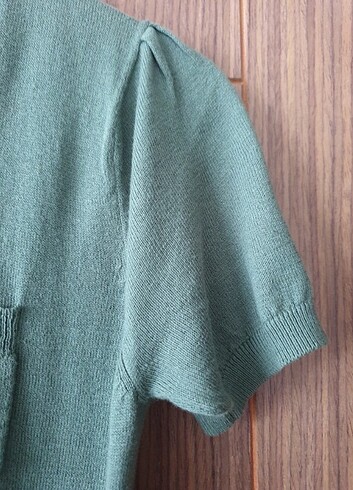 l Beden yeşil Renk Bluz triko