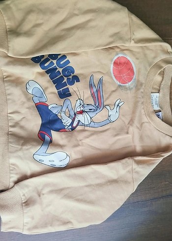 Bugs Bunny Baskılı Erkek Sweatshirt