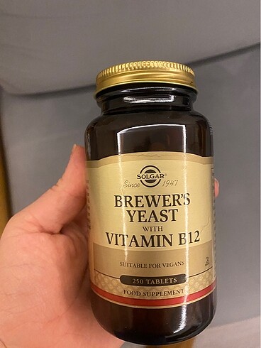 Solgar brewers yeast süt üretimi için vitamin