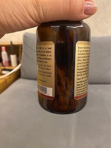 Diğer Solgar brewers yeast süt üretimi için vitamin