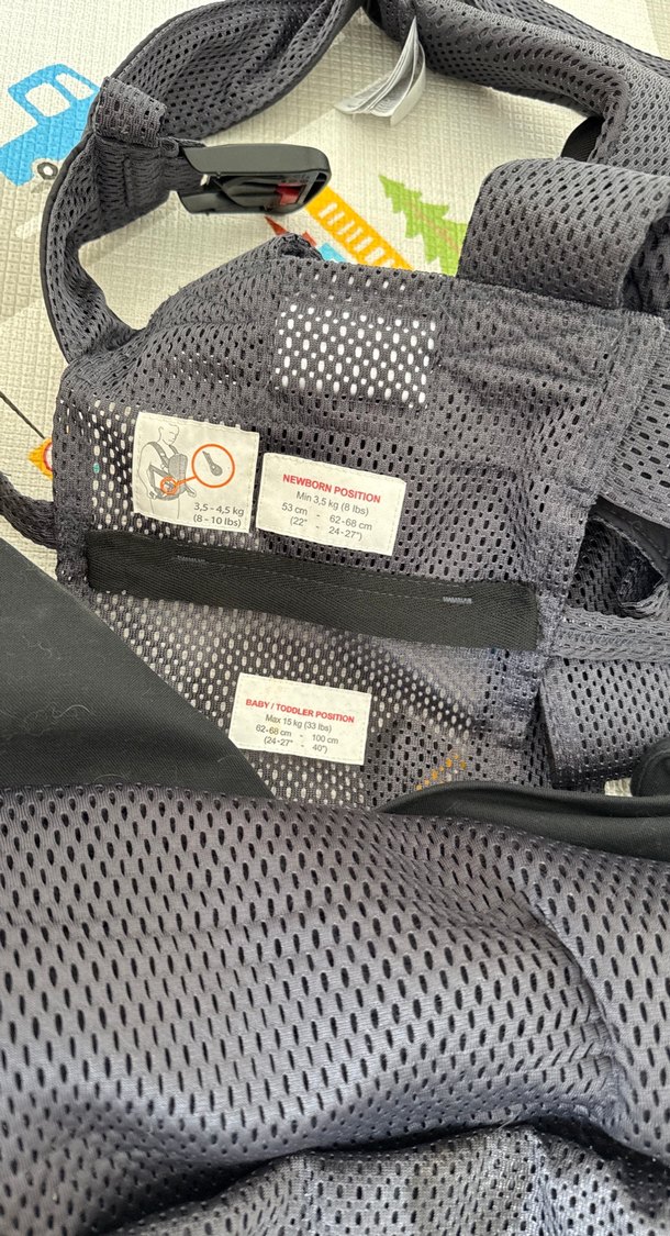 Babybjörn Harmony 3D Mesh Antrasit Kanguru - Görsel 4