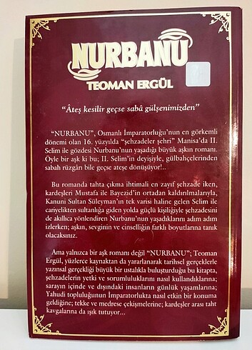 Beden NURBANU SULTAN 2 CİLT / TEOMAN ERGÜL
