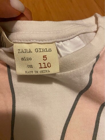 5 Yaş Beden çeşitli Renk Zara Pijama Takım