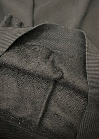 Mavi Siyah Kapüşonlu Oversize Sweatshirt