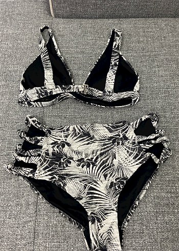 Penti Zebra Desenli Dantelli Mini Bikini