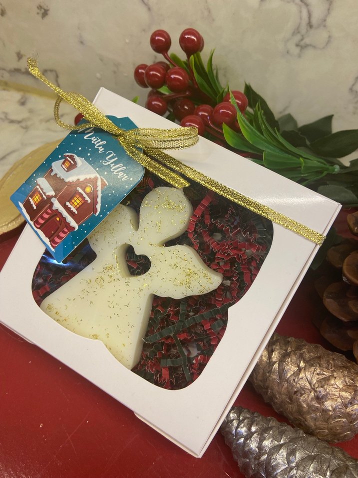 Yılbaşı Melek Hediyelik Mum - Görsel 2