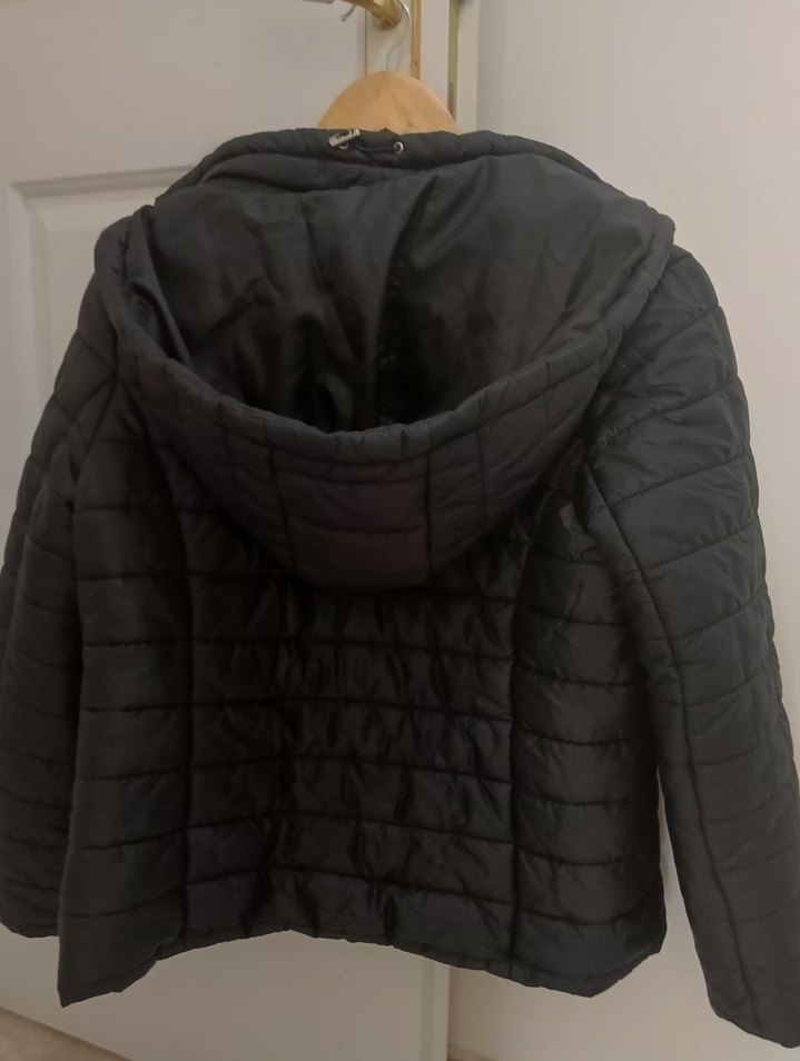 Siyah Fermuarlı Kadın Günlük Mont - Görsel 3