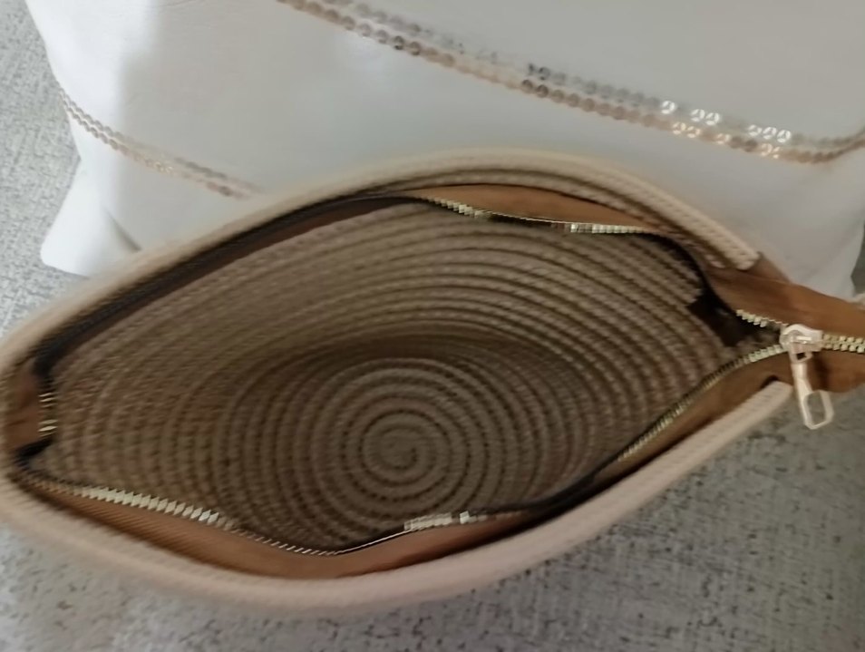 Yazlık,Hasır,clutch , Kadın çanta. - Görsel 3