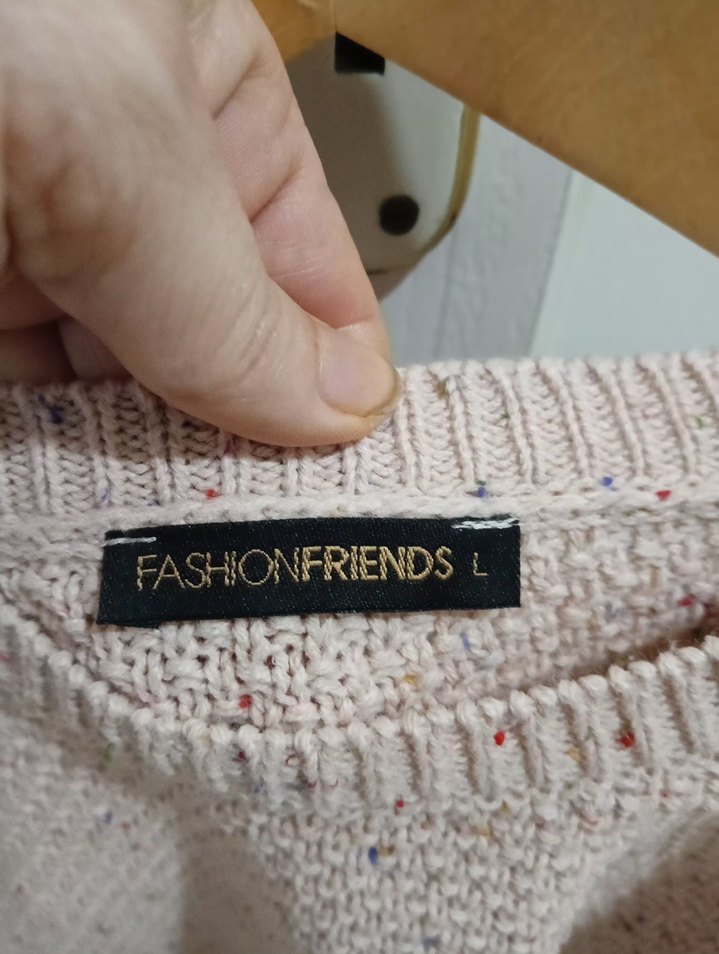 Bej Örgü Kadın Kazak - Görsel 3