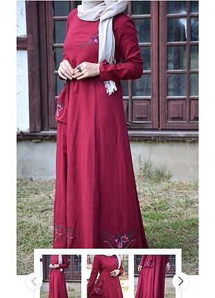Şile bezi elbise etiketli