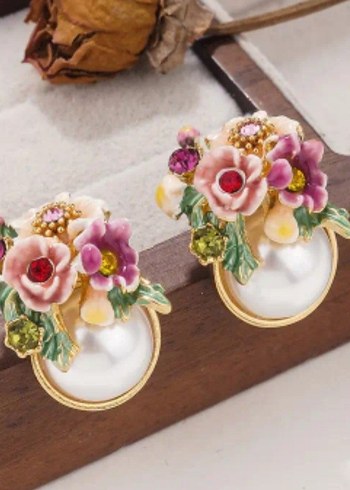 vintage capodimonte Küpe