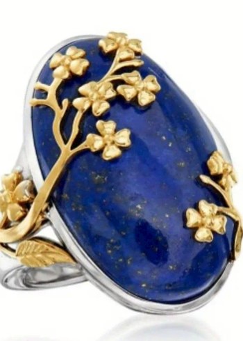 Diğer Vıntage lapis lazuli tasarim yüzük