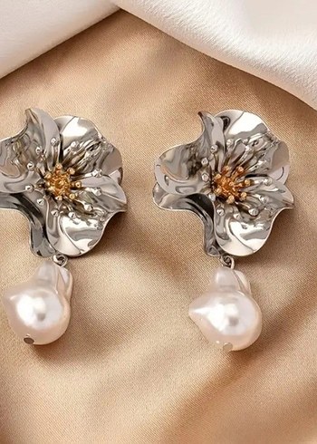 vintage inci  Küpe - Görsel 4