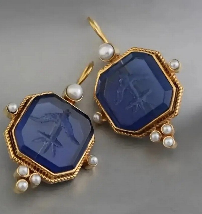 Vintage  Küpe - Görsel 3