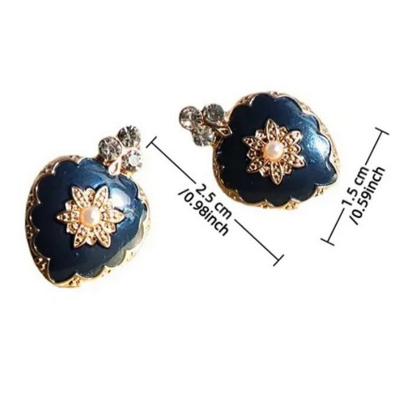 Vintage  mineli Küpe - Görsel 5