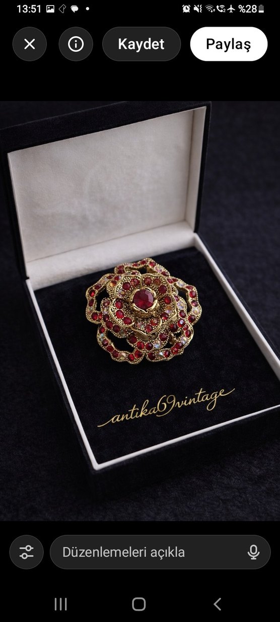 Vintage Broş - Görsel 4