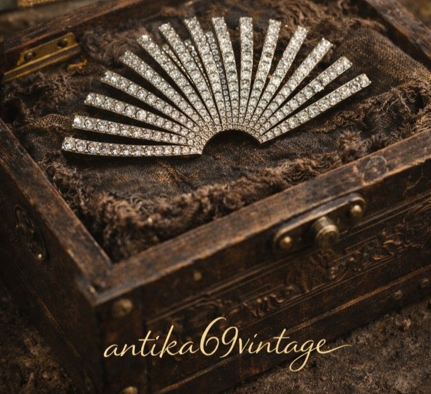 jewelery Vintage  Broş - Görsel 4