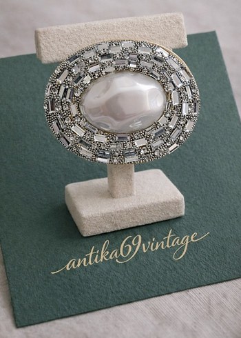 Vintage  jewelery Broş - Görsel 3