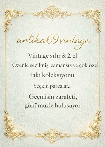 Vintage  jewelery Broş - Görsel 4