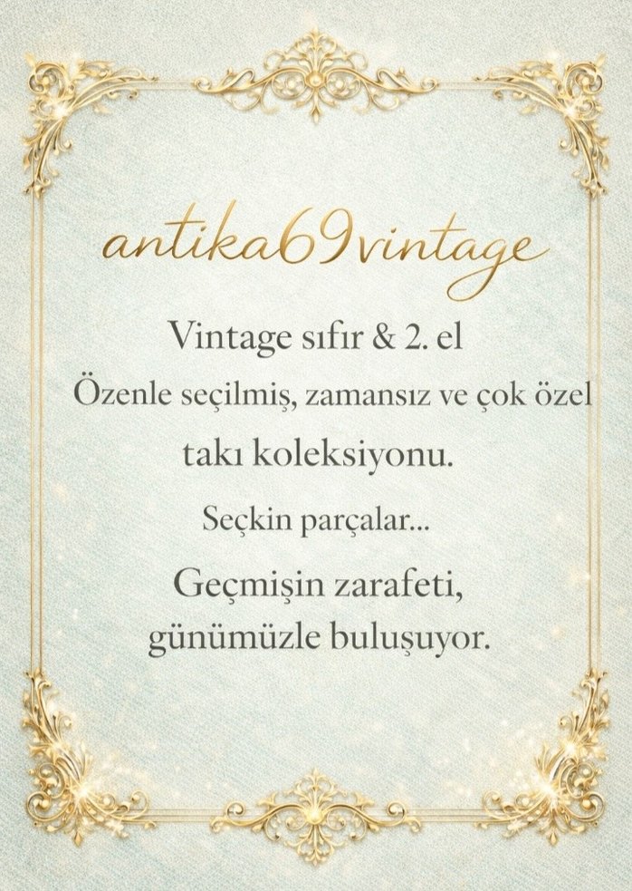 Vintage  jewelery Broş - Görsel 4