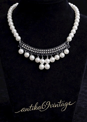 vintage inci kolye - Görsel 4