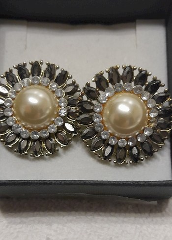 vintage  İnci Küpe - Görsel 4