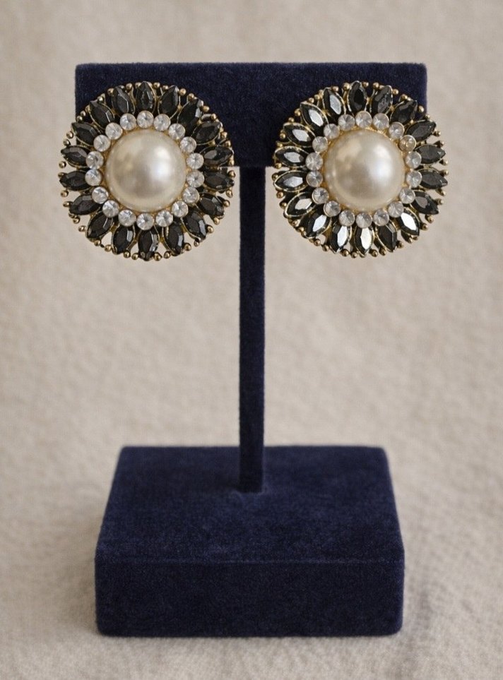 vintage  İnci Küpe - Görsel 3