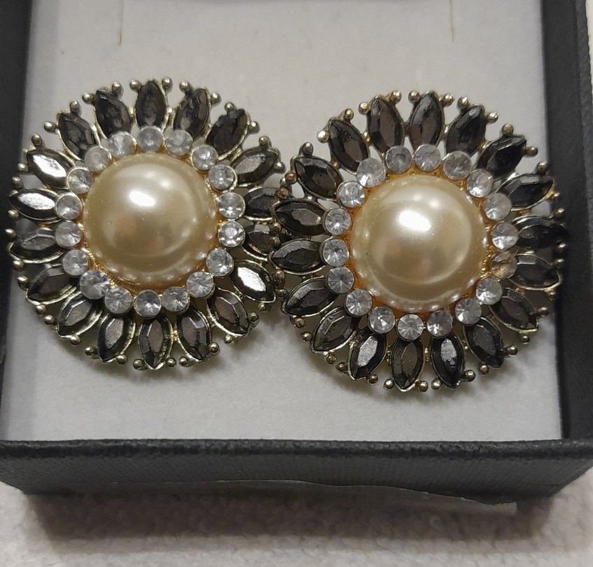 vintage  İnci Küpe - Görsel 5