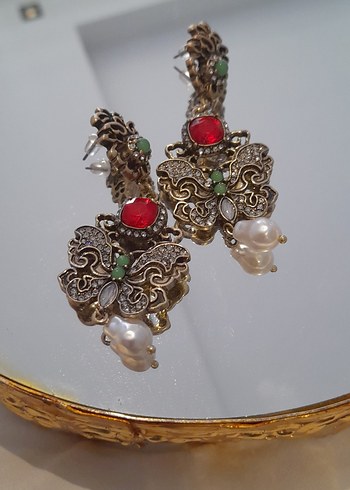 italyan Vintage tarz Küpe