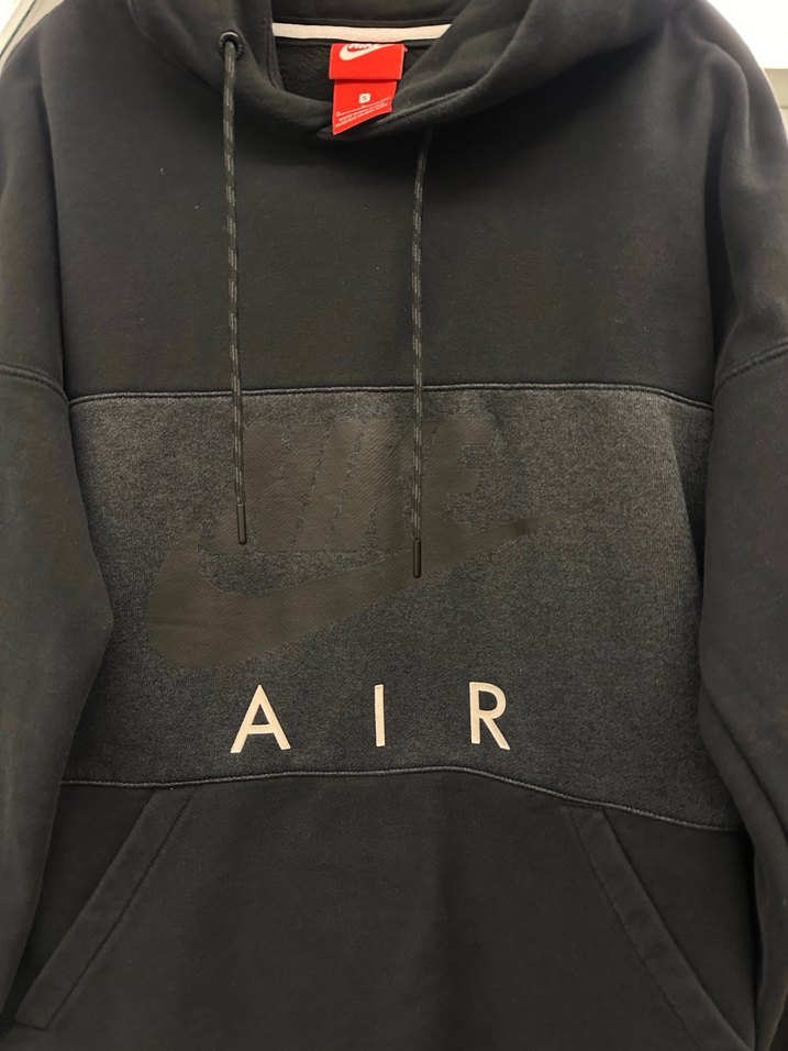 Siyah Kapüşonlu Erkek orjinalNike Sweatshirt - Görsel 3