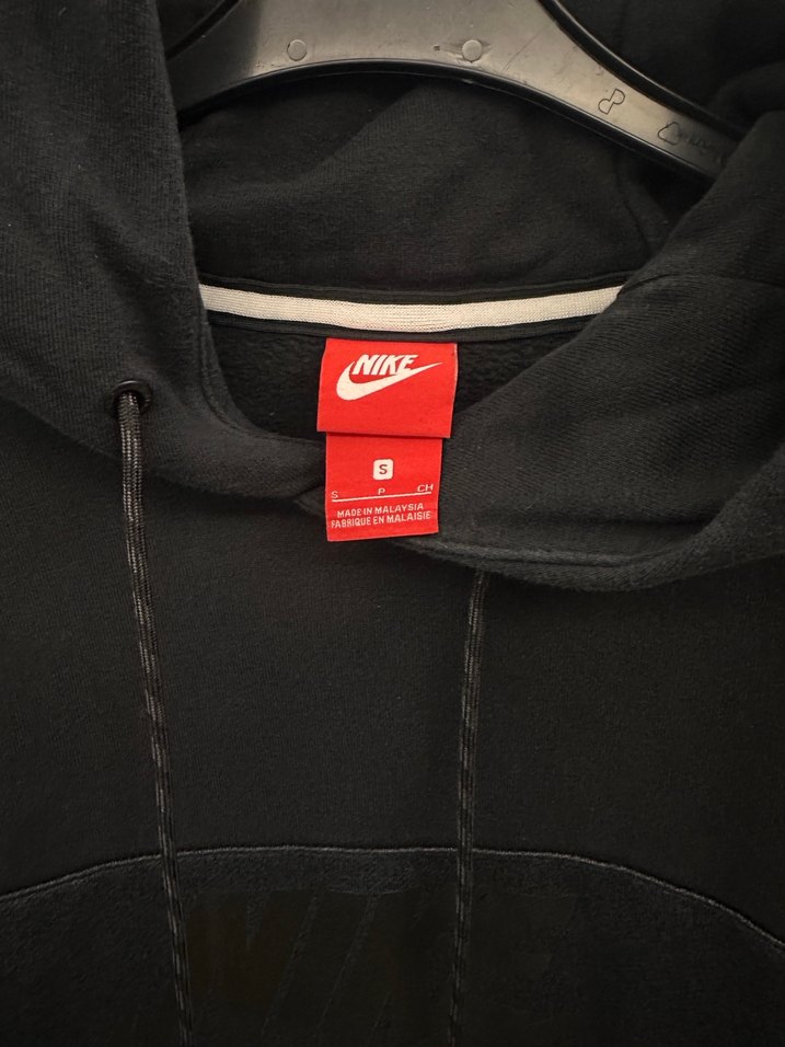 Siyah Kapüşonlu Erkek orjinalNike Sweatshirt - Görsel 2