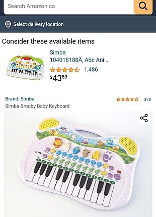 Fisher Price Simba Toys Oyuncak Piyano