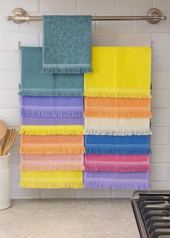 Çok Renkli Coco Desenli Mutfak Havlusu 6 adet - Görsel 2