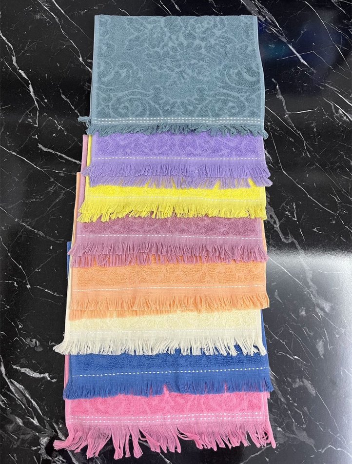 Çok Renkli Coco Desenli Mutfak Havlusu 6 adet - Görsel 3