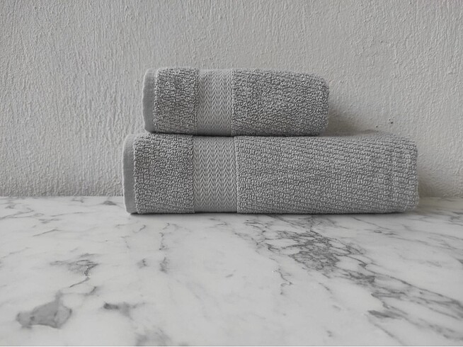 Banyo seti 1 banyo 1 saç havlusu - Görsel 6