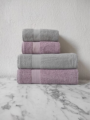 Banyo seti 1 banyo 1 saç havlusu - Görsel 3