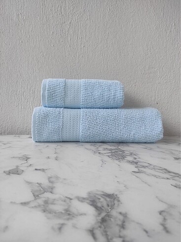 Banyo seti 1 banyo 1 saç havlusu - Görsel 7