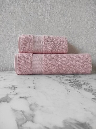 Banyo seti 1 banyo 1 saç havlusu - Görsel 8