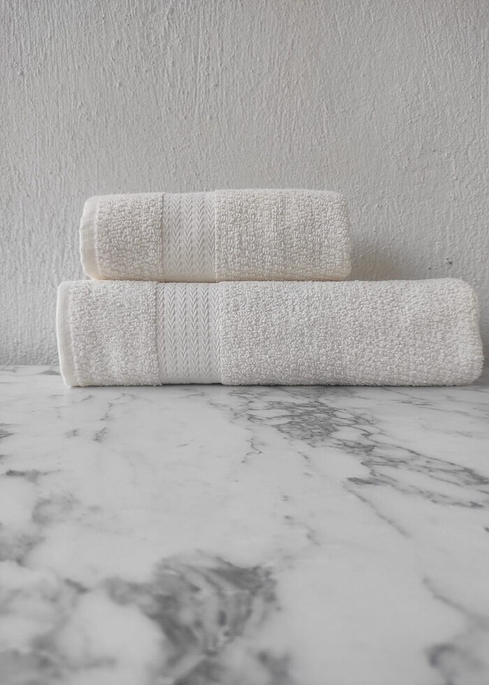 Banyo seti 1 banyo 1 saç havlusu - Görsel 4