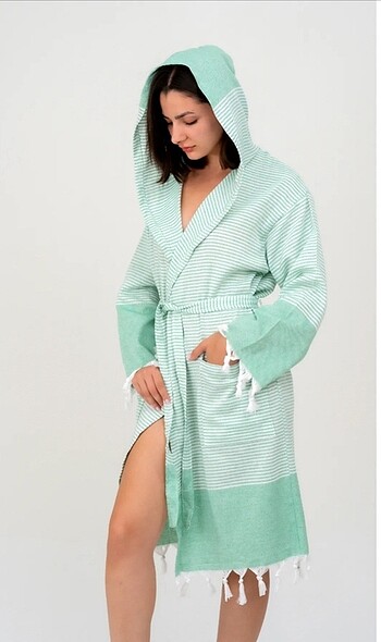 Peştemal bornoz - Görsel 8