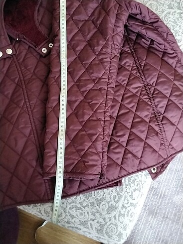 46 Beden bordo Renk Kadın kapitone mont 