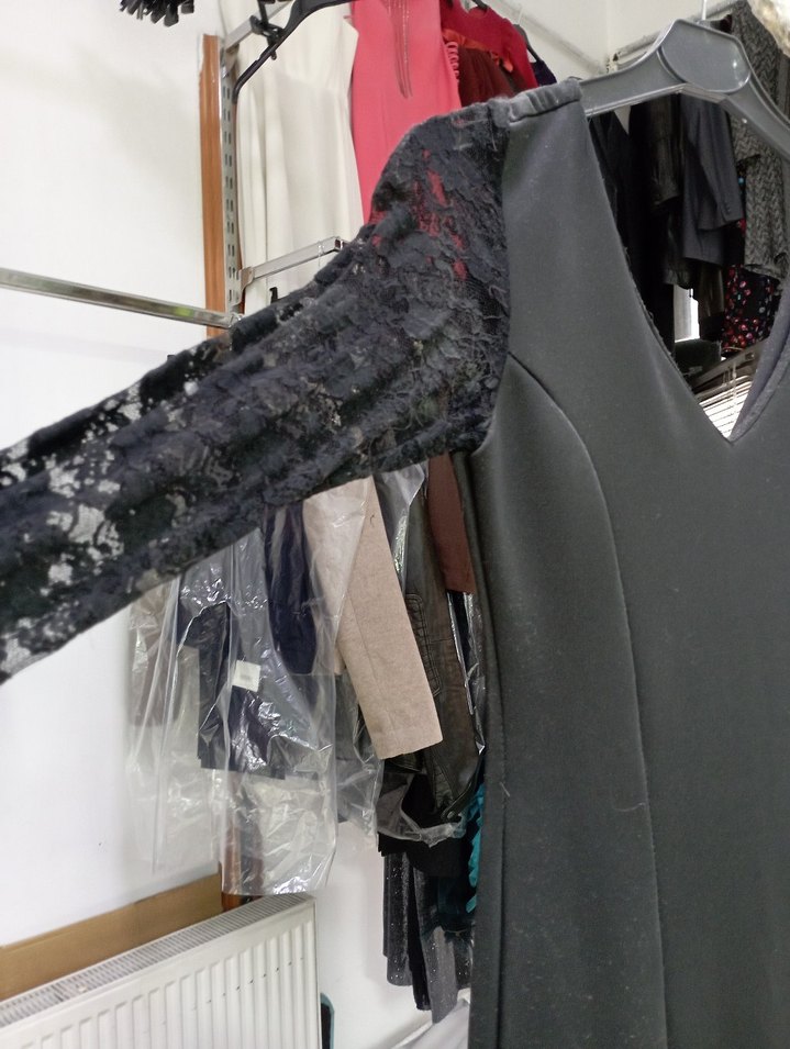 siyah abiye elbise - Görsel 2