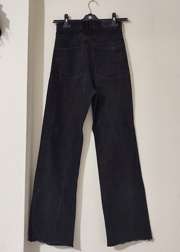 Siyah Uzun Boy Kadın Denim Jean
