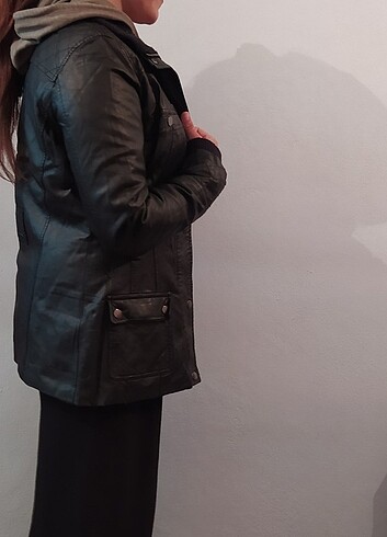 s Beden Deri ceket