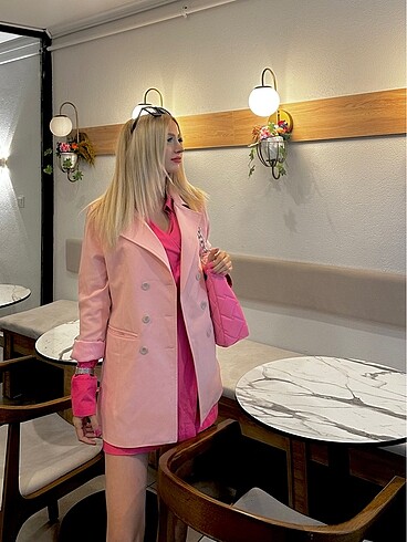 Pembe Blazer