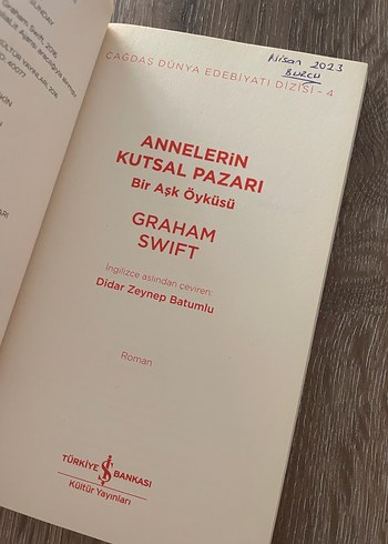 Annelerin Kutsal Pazarı - Graham Swift