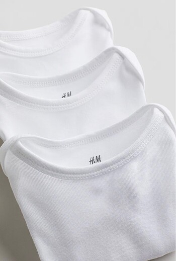 H&M H&M 3 adet 4-6ay uzun kollu body