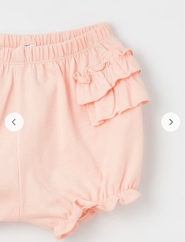 LC Waikiki LCW 1-3 ay pembe fırfırlı şort